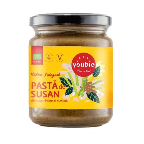 Tahini integral bio pasta de susan integral youbio, 250g