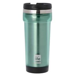 Termos cafea 420 ml (exterior plastic) culoare - verde