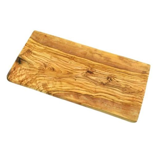 Tocator din lemn de maslin cu maner pentru micul dejun, 30-15 cm
