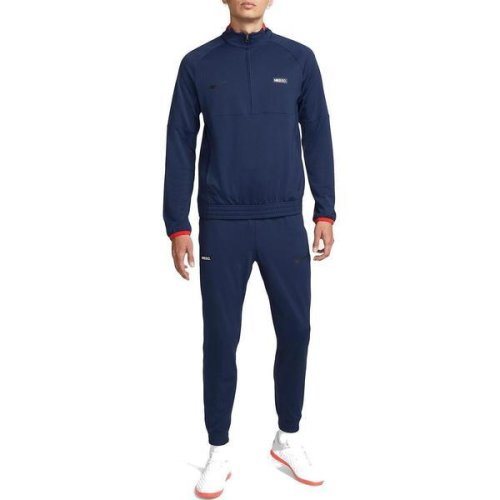 Trening barbati nike dri-fit fc knit football drill suit dh9656-410, m, albastru