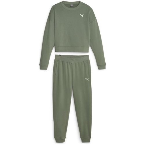 Trening femei puma loungewear suit tr 67608944, l, verde