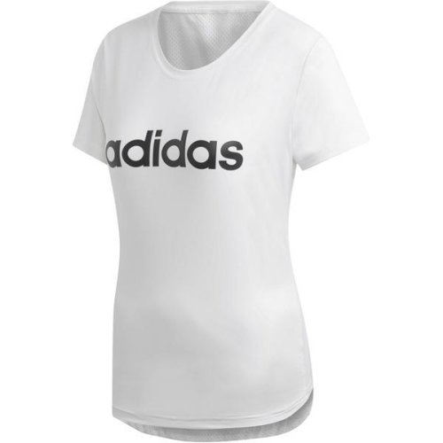 Tricou femei adidas design 2 move logo du2080, m, alb