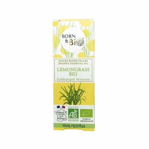Ulei esential de lemongrass bio - born to bio organic essential lemongrass bio, 10ml