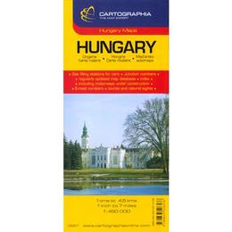 Ungaria - hungary - harta rutiera, editura cartographia