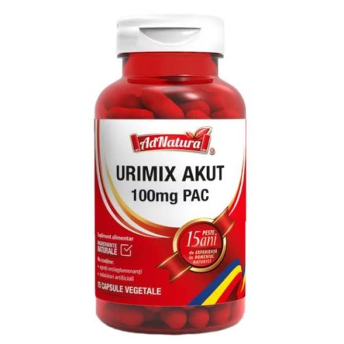 Urimix akut 100 mg adnatura, 15 capsule