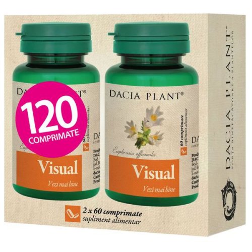 Visual - dacia plant, 60 comprimate 1+1 gratis