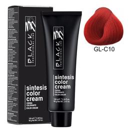 Vopsea crema permanenta - black professional line sintesis color cream glam colors, nuanta gl-c10 passion red, 100ml