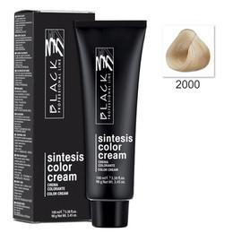 Vopsea crema permanenta - black professional line sintesis color cream, nuanta 2000 super blond, 100ml