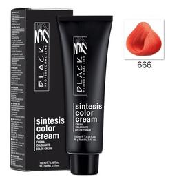 Vopsea crema permanenta - black professional line sintesis color cream, nuanta 666 red modifier, 100ml
