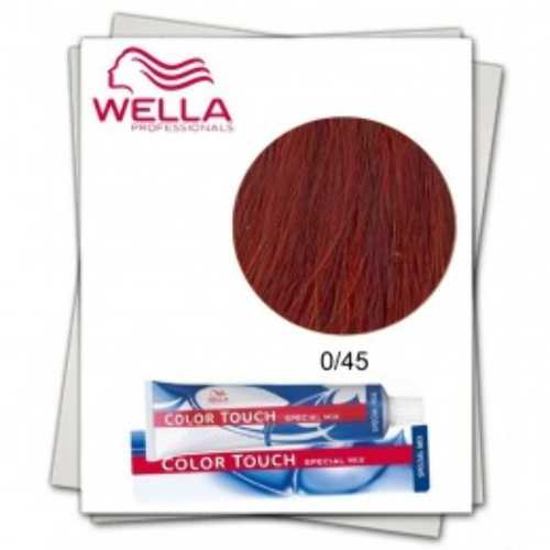 Vopsea fara amoniac mixton - wella professionals color touch special mix nuanta 0/45 roscat mahon