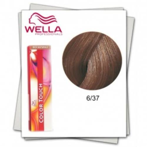 Vopsea fara amoniac - wella professionals color touch nuanta 6/37