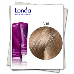 Vopsea permanenta - londa professional nuanta 9/16 blond luminos cenusiu violet 