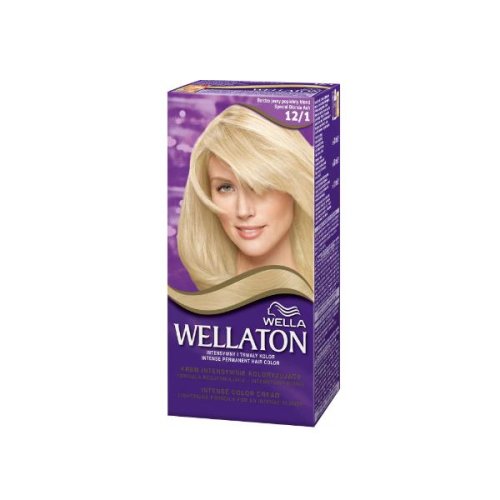 Vopsea permanenta - wella wellaton intense color cream, nuanta 12/1 blond special cenusiu