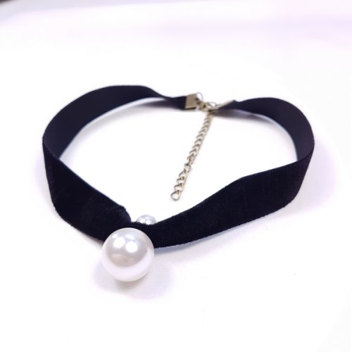 Colier choker pearls