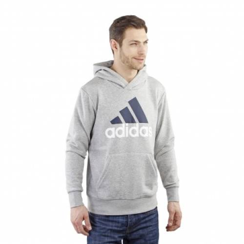 Adidas Performance Adidas essentials linear pullover hood french terry meduim grey