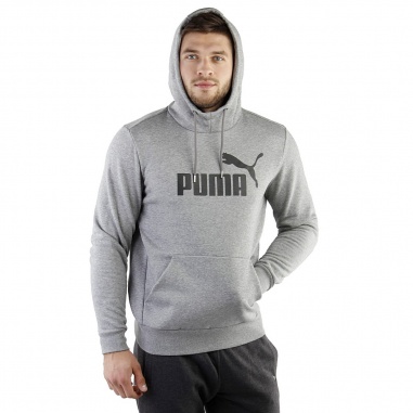 Puma ess no. 1 hoody, fl grey