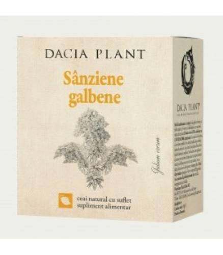 Dacia Plant Ceai sanziene galbene, 50 grame