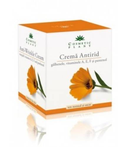 Cosmetic Plant Crema antirid cu galbenele si vitaminele a, e, f si pantenol, 50 ml