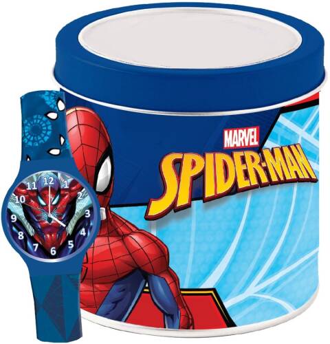Ceas junior, marvel kid, spiderman - tin box 500919