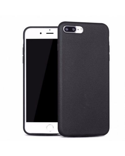Husa apple iphone 8 x-level guardian 3d material soft, super slim - neagra