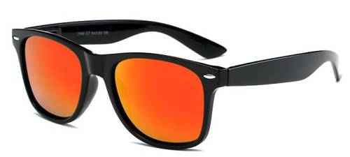 Ochelari de soare wayfarer passenger - portocaliu cu negru