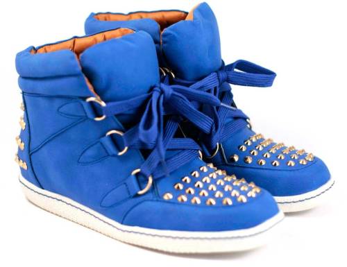 Pantofi sport dama bullets cu tinte - albastru