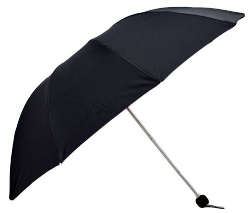Umbrela pliabila iconic neagra, Ø110cm, articulatii duble anti-vant