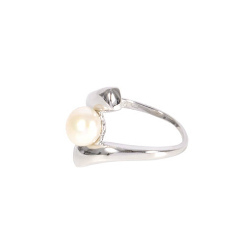 Inel argint decorat cu perla, marime 54