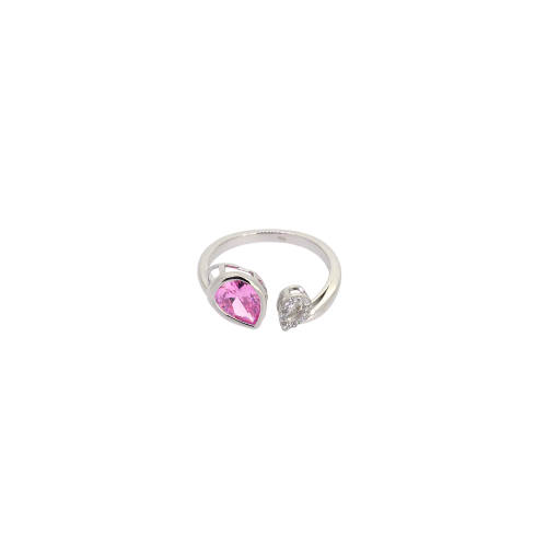 Inel din argint 925, zirconiu roz, m52