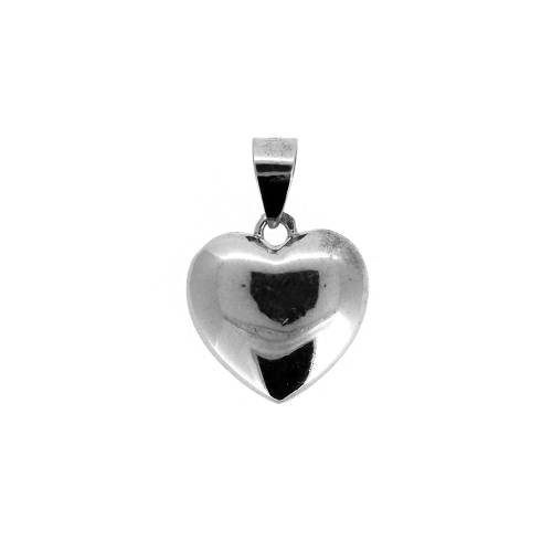 Pandantiv inima din argint 925, cu zirconii albe