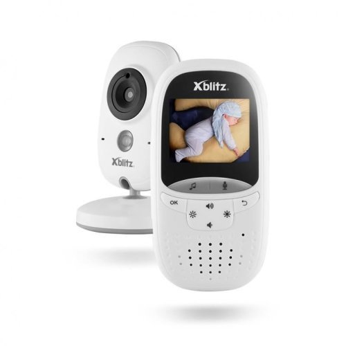 Baby monitor xblitz kinder lite, wireless, 2.4 ghz, ecran 2 inch, night mode