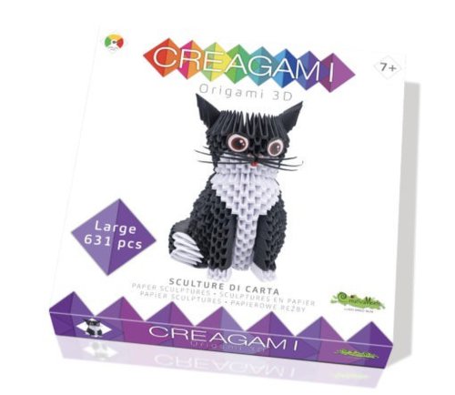 Creagami pisica origami 3d creativamente