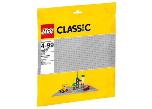 Placa de baza gri lego classic