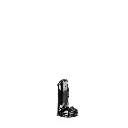 Dildo realist all black mini negru 13.5 cm