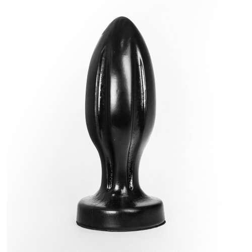 Dop anal all black pvc negru 23 cm