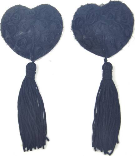 Acoperitoare pentru sfarcuri nipple covers black lace mokko toys