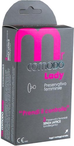 Prezervative femei lady condoms latex free 3 bucati
