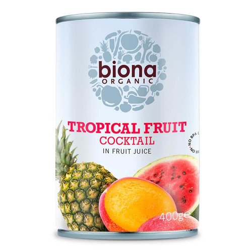 Cocktail de fructe tropicale biona, bio, 400 g