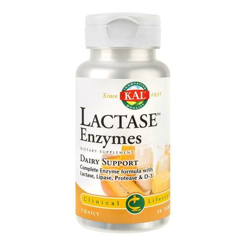 Lactase enzymes 30 capsule kal, natural, secom