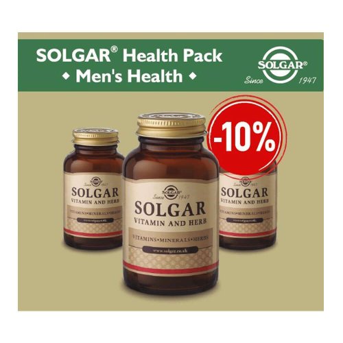 Pachet health pack men solgar 10% reducere, natural