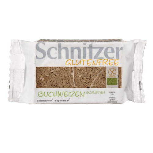 Paine din hrisca fara gluten schnitzer, bio, 250 g, ecologic
