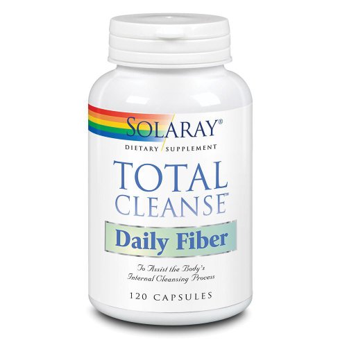 Total cleanse daily fiber, 120 capsule solaray, natural, secom