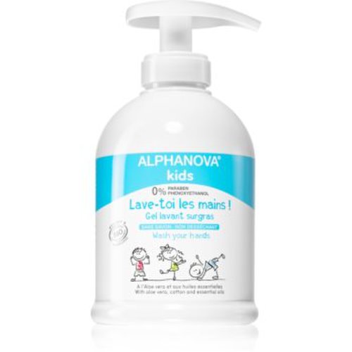 Alphanova kids wash your hands! gel pentru curățarea mâinilor pentru copii
