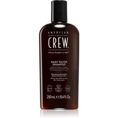 American crew daily silver shampoo șampon pentru păr alb și gri