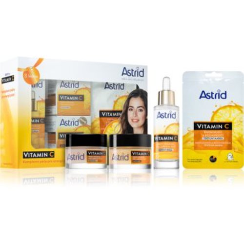 Astrid vitamin c set pentru un ten radiant pentru utilizare zilnică
