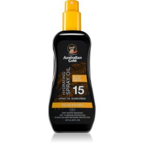 Australian gold spray oil sunscreen spray cu ulei pentru corp spf 15