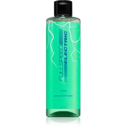 Avon full speed electric gel parfumat pentru duș 2 in 1