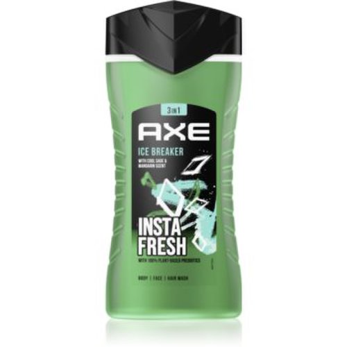 Axe ice breaker gel de duș pentru față, corp și păr