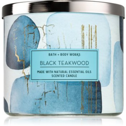 Bath & body works black teakwood lumânare parfumată i.