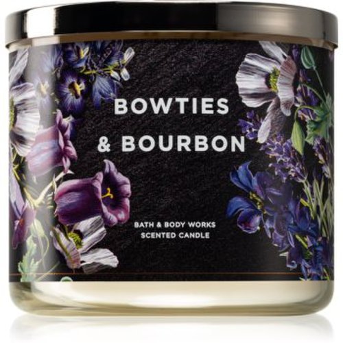 Bath & body works bow ties & bourbon lumânare parfumată